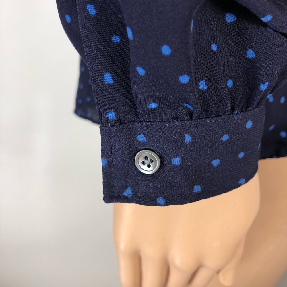 Lands end button down polo shirt blue size 6 (#27) - Picture 3 of 8